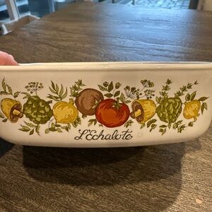 New Corning Ware Spice of Life L’ECHALOTE 1 Qt A-1-B 278MA circa 1970 No Lid